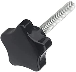 ORANXIN Tornillos Cabeza moleteada - Diámetro de la cabeza 38mm Perilla Manija Apretarse Tornillos de pulgar Tornillo de sujeción Plástico Agarre Hilo Máquina M6 M8 M10