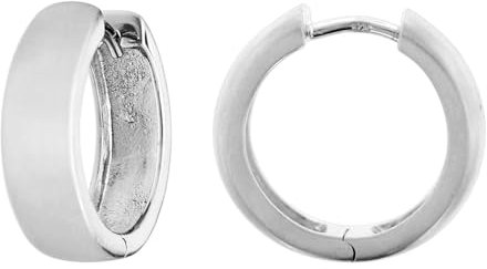 trendor Ohrringe für Damen und Herren 925 Silber Creolen Ø 18 mm zeitloser Ohrschmuck für Damen und Herren, zauberhafter Schmuck aus Sterlingsilber, 41583