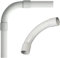 6 Pezzi CURVA di raccordo 90° per tubo rigido Ø 20 mm collegamento IP40 in PVC grigio RAL 7035