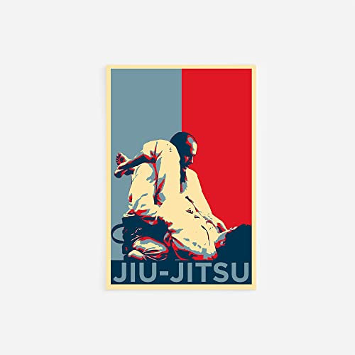 ZANNZA Poster Und Gedruckte 50 * 70cm Brazilian Jiu-Jitsu 'Hope' BJJ MMA Grappling Motivazione Stampa Dipinti per soggiorno Camera da letto Decorazione Senza Cornice