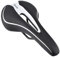 Sbeite Robuster Mountainbike-Sattel, Schwarz-Weiß