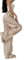 Odizli Cargohose Damen Baggy High Waist Vintage Y2K 2000er Cargo Parachute Track Pants Hip Hop Freizeithose Fallschirmhose Jogginghose Trackpants Teenager Mädchen Streetwear mit Taschen Beige S