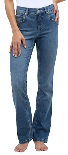 ANGELS Bootcut Jeans Jeans Leni mit Bootcut mit Label-Applikationen