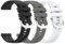 Waekethy Armband für Garmin Venu 3S/Venu 2S, 18mm Silikon Armbänder Einstellbar Sport Ersatzarmband Kompatibel mit Vivoactive 4S/Forerunner 255S/Forerunner 265S Music