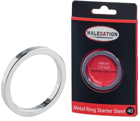 MALESATION Metal Ring Starter Steel 40 Edelstahl