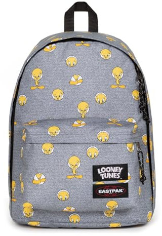EASTPAK Rucksack x Looney Tunes Modell Out Of Office Tweety Grau, Tweetti Grau