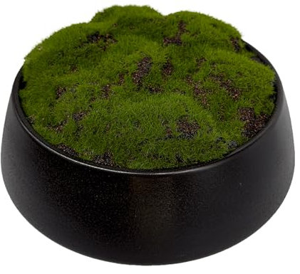 Macomine Design Moss Bowl | 8 Diameter | Artificial | Lightweight Ceramic Bowl | Home Décor
