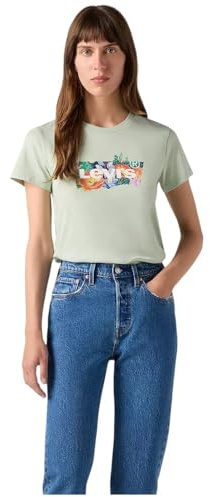 Levi's Women's The Perfect Tee T-Shirt, Coloring Book Poppy, XS