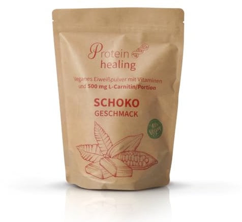 Pinsky & Sons - Veganes Eiweißpulver Schoko 500g - Pflanzl. Mehrkomponentenprotein mit Vitaminen, Spurenelementen, Mineralien & L-Carnitin - Nahrungsergänzungsmittel zuckerarm & hypoallergen