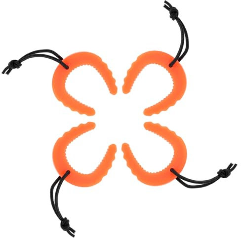 HJZHII 4 PCS First Responder Door Stop, Door Jam for Law Enforcement Door Pinch Guard from Closing Edge Door Finger Guards Security Emergency Police Door Stoppers Emergency Medical Services(Orange)