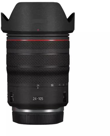 Skin Lens Camera Accessories Vinyl Wrap Body Protective Film Sticker Protector Decals for Canon RF 24-105mm F4 L is USM 24-105 4(Contour Black)