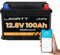 UBATT LiFePO4 12V 100Ah H6 Lithium Batterie mit Bluetooth REPT Zellen & JBD 100A BMS Low Temperature Schutz und Max.15000 Zyklens,1280Wh Autobatterie Wohnmobil Boot,Camping,Solarpanel
