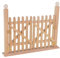Harilla Dollhouse Door Frame Wooden Simulation Dolls Houses Decor Gate Miniature for 1/12 Scale Fairy Garden DIY Scene Photo Props