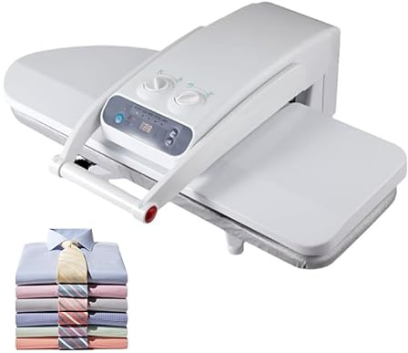 VitalisWorks Presse à Repasser à Vapeur Intelligente, Presse à Vapeur numérique 1400W 5 Fonctions de Tissu, température réglable, Protection Contre la surchauffe, pour la Maison, la blanchisserie