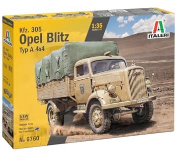 IT6760 IT6760 1/35 WW2 Deutsche Kfz305 Opel Blitz Typ A 4x4 Militär-LKW Kunststoff Modell