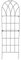 RUDDINGS WOOD Extra Large Metal Garden Trellis 2.1m high - Wall Climbing Plant Support Frame