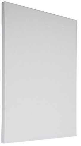 Art & Art 7145.0 châssis avec Toile pour Peintres, Bois de Sapin/Coton, Blanc, 100 x 60 x 1,7 cm