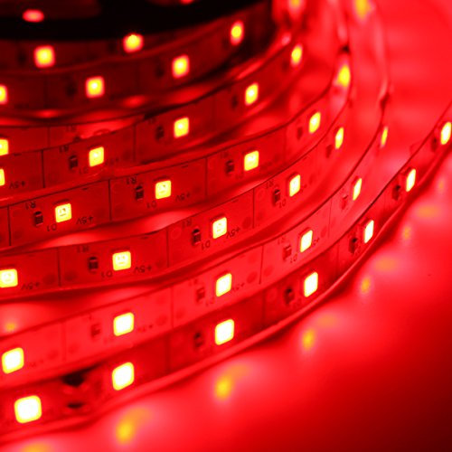 MASUNN 5M SMD2835 USB LED Strip Tv Light Pc Hintergrundbeleuchtung Nicht-Wasserdicht Für Home Decor DC5V-Rot