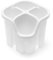 Addis 517971 Cutlery Utensil Drainer Caddy with 4 compartments, White, 14 x 14 x 13 cm