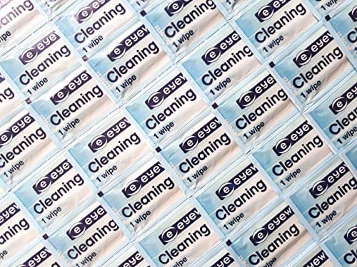 Optical Lens Smear Free Pre Moist Cleaning Wipes Spectacle Glass Cleaners 25 pcs