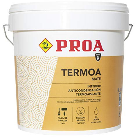TERMOA PINTURA ANTICONDENSACIÓN TERMOAISLANTE. BLANCO. 4 L.