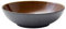 BITZ Salatschüssel, Schüssel/Schale aus Steinzeug, Spülmaschinenfest, Durchm. 24 cm, Schwarz/Amber