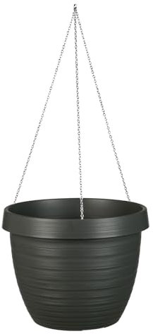 Scheurich Hängeampel 'Country Star', grau, ca. 22 x Ø 29 cm