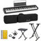 CDP-S110 Piano Digitale 88 Tasti Pesati con borsa semirigida imbottita, stand e panchetta ffalstaff ®, alimentatore originale e pedale, spartito rapido Melodie per CDP