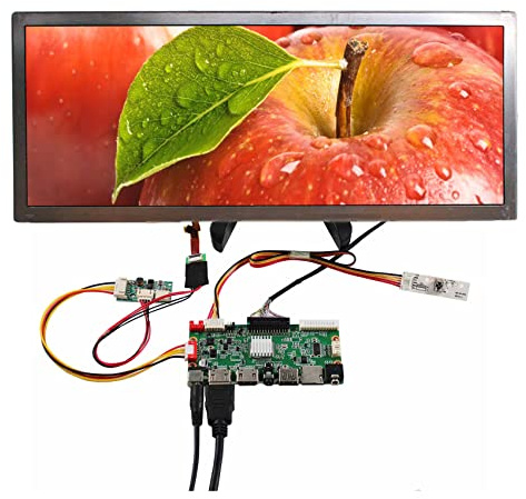 VSDISPLAY Schermo LCD IPS da 10,3 pollici 1920x720 850nit HSD103KPW2-A10 | e scheda controller H/D SD USB, supporto multimediale MP4