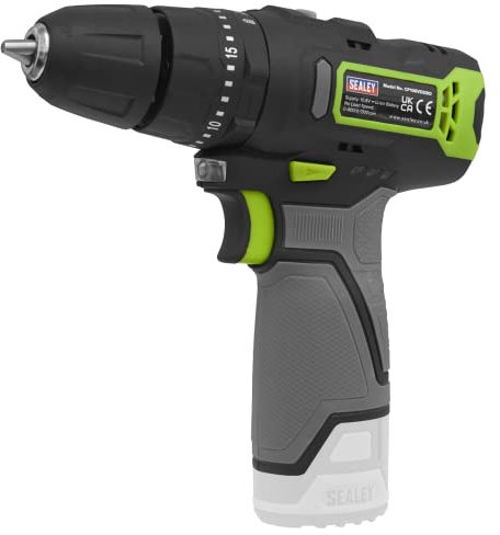 Sealey Cordless Combi Drill Ø10mm 10.8V SV10.8 Series - Body Only - CP108VDDBO