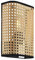 Aplique de una luz modelo OYSTER pantalla rejilla natural ALEMAR