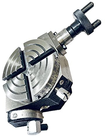 Tavola rotante inclinabile da 75 mm a 4 fessure per utensili di fresatura