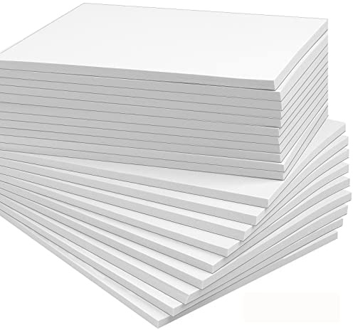 TINSKY 30 Stück 10,2 x 15,2 cm Papier-Notizblöcke, blanko, Schreibblock, Notizblock, Papierblock für Kellnerin, Kellner, Buch to Do, Einkaufsliste, kleines Notizbuch, Restaurant, Scheckbuch, weiß