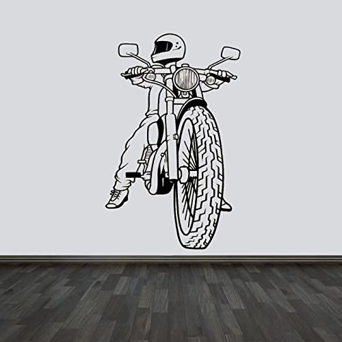 Auto-Wandaufkleber, Vinyl, Motorrad-Aufkleber, für Zuhause, Inneneinrichtung, Garage, dekorativer Kunstaufkleber, 90 x 57 cm