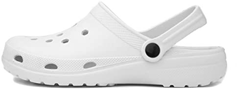 Shoe Zone - Summer Womens White EVA Clog - Size 4 UK - White