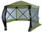 ESTEXO Faltpavillon Popup Pavillon Fjordsen Gartenpavillon Gartenzelt Partyzelt 6-Eck Olivgrün mit Fliegengitter Pavillon
