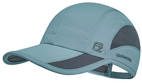 GADIEMKENSD Running Cap Mens Cooling Hats Summer Sun Hat Dri Fit Workout Hat Hiking Accessories for Golf Hiking Outdoor Camping Gym Tennis Travel Cycling Horse Fishing Walking (Sky Blue, L)