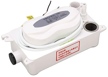 Focket Pompa Automatica per la rimozione della condensa, Pompa di condensazione con Interruttore di Sicurezza e Serbatoio dell'Acqua 0,63 QT/0,6 L per HVAC, condizionatore d'Aria