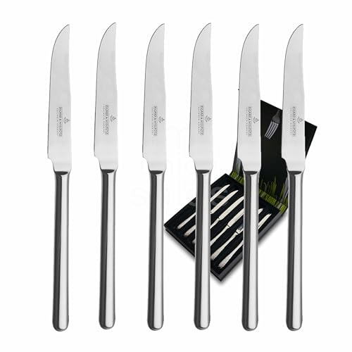 Picard & Wielpütz Steakmesser Ventura 6er Geschenkbox | Stahlheft, Edelstahl, poliert, spülmaschinenfest