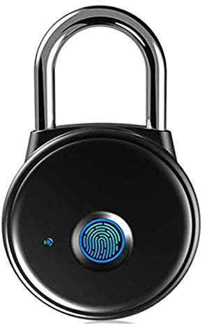 HADWAO Fingerprint Padlock Smart Bluetooth Phone APP Lock Security Door Lock Outdoor Door Padlock Line