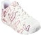 Skechers UNO Spread The Love Damen-Sneaker, Weiß Wcrl, 40.5 EU