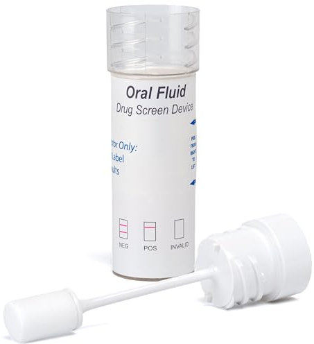 5x LuxmedIQ Drogentest Speichel für 11 Drogenarten + Alkoholtester - Drogenschnelltest Multi - Drogen Schnelltest zur Erkennung eines aktiven Rauschs von Alkohol, THC, Kokain, Amphetamin, Ecstasy...