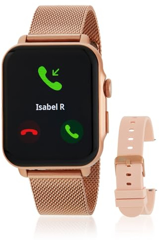 Marea Smartwatch B63002/3 - Smartwatch Unisex Multifuncional, Pantalla Táctil 1.69, Batería de Larga Duración, Correa de Acero y Silicona, Impermeabilidad IP68, Reloj Inteligente