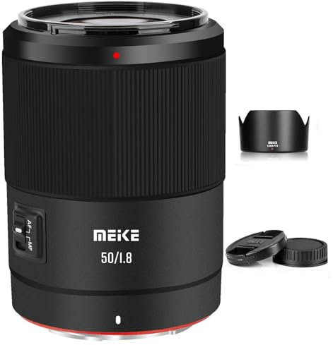 Meike 50mm F1,8 Z-Mount STM Vollformat Autofokus Prime Porträtobjektiv für Nikon Z-Mount Kameras Z5 Z6 Z7 Z9 Z6II Z7II Z50 Z30 ZFC mit Objektivfilter + Objektivtasche