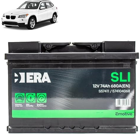 Batteria 70Ah per BMW X1 E84 28i benzina 23d gasolio 2009-2015