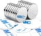 Wukong Super Strong Magnets, 20x2 mm | 16 Pack Heavy Duty Round Magnets for Fridge, Crafts, Pin Board, Notice Board, Office Crafts