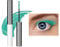 Bunt Wimperntusche Wasserfest, 5D Silk Fiber Mascara Feiner Pinsel Waterproof, langlebig, wischfest, voluminös und charmant, Mascara Fast Dry False Lash Effect Extension Make-Up(6# Grün)