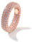 ZqlDDayUP Mode Iced Out Ring Pinky Ringe 18K Gold plattiert Verlobung Versprechen Hochzeit Eternity Ring Voll Iced Out Diamant Hochzeit Verlobungsring Ring für Männer Frauen