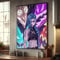 phtnmaihw Wandkunst, Poster, Cartoon, Anime, Spiel Alliance of Heroes, Jinx, Handkunst, Film, Poster, 50 x 70 cm, ohne Rahmen