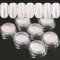 GZSYY White Pearl Chrome Nail Powder Metallic Chrome Nägel 7PCS Aurora Schimmer Chrom Pigment Mirror Nail Glitzerpuder Perle Chrom Nagelpuder